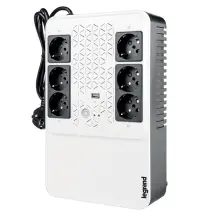 Источник бесперебойного питания Legrand Keor Multiplug, 800ВА/480Вт, USB, 6xSchuko, USB