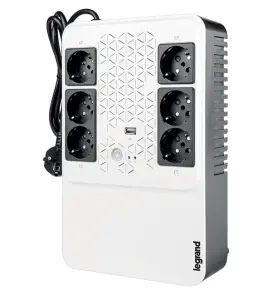 Источник бесперебойного питания Legrand Keor Multiplug, 800ВА/480Вт, USB, 6xSchuko, USB №1