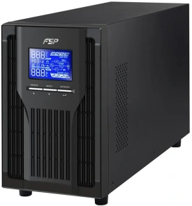 Источник бесперебойного питания FSP Champ 1K, 1000ВА/900ВТ, ЖК-ДИСПЛЕЙ, USB, 3xSchuko №1