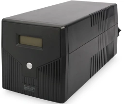 Источник бесперебойного питания DIGITUS 1500ВА/900 Вт, LCD, RJ45, RS232, USB, 4xSchuko