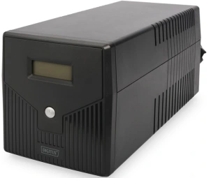 Джерело безперебійного живлення DIGITUS 1500VA/900W, LCD, RJ45, RS232, USB, 4xSchuko №1