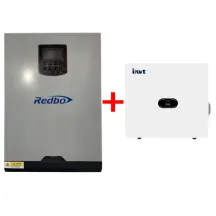 Комплект Інвертор+Акумулятор:REDBO RB-5548-5-100A-O+INVT LiFePO4 51.2V 100Ah 5.12kWh