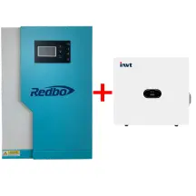 Комплект Інвертор+Акумулятор:REDBO RB5548-5-100A-N+INVT LiFePO4 51.2V 100Ah 5.12kWh