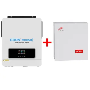 Комплект Інвертор+Акумулятор:EDON EPM-ECO-6,2KW+LiFePo4 - BAT-5KWH-51.2V 51.2V, 100Ah RITAR №1