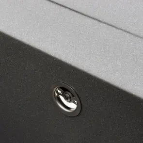 Кухонна мийка гранітна матова 7050 CASCADA Platinum Сірий мусон №6