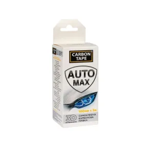 Самоклеящаяся карбоновая плёнка AUTO MAX 3D CARBON TAPE 100 мм × 3 м полупрозрачнаям №3