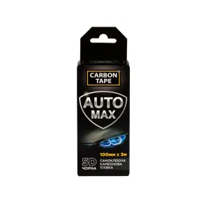 Самоклеюча карбонова плівка AUTO MAX 5D CARBON TAPE 100мм*3м чорна №2