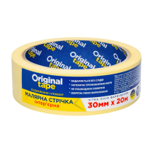Малярная лента ИНТЕРЬЕРНАЯ Желтая Original Tape 30мм*20м