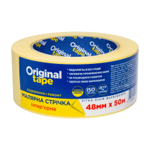 Малярная лента ИНТЕРЬЕРНАЯ Желтая Original Tape 48мм*50м