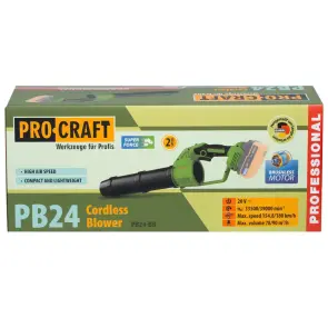 Акумуляторна повітродувка Procraft PB24 (без АКБ та зп) №14