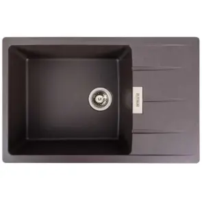 Гранітна мийка для кухні Platinum 7950 Equatoria матовий Моріон №1