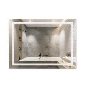 Зеркало Qtap Mideya (DC-F904) 800х600 с LED-подсветкой Touch, с димером QT2078F904W №1