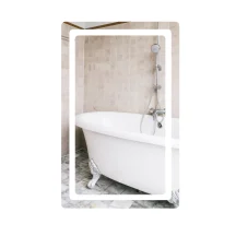 Зеркало Qtap Mideya (DC-F911) 500х800 с LED-подсветкой Touch, с антизапотеванием, димером QT2078F911W