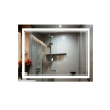 Зеркало Qtap Cardinal (CA1) 1000х800 с LED подсветкой Touch, с антизапотеванием, с димером, рег. темп. цвета (3000-6500K) QT0478C10080