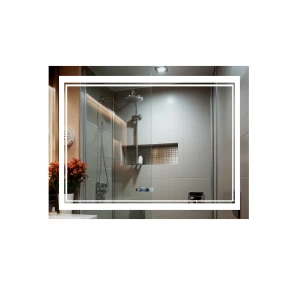 Зеркало Qtap Cardinal (CA1) 1000х800 с LED подсветкой Touch, с антизапотеванием, с димером, рег. темп. цвета (3000-6500K) QT0478C10080 №1