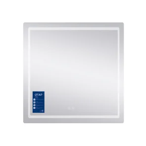 Дзеркало Qtap Mideya 800x800 з LED-підсвічуванням Touch, з антизапотіванням, димером QT2078NCF8080W №3