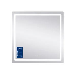 Дзеркало Qtap Mideya 800x800 з LED-підсвічуванням Touch, з антизапотіванням, димером QT2078NCF8080W №4