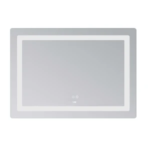 Дзеркало Lidz Kubis (KU2) 1000х800 з LED-підсвічуванням Touch, з антизапотіванням, з димером, рег. яскравості LD78LF6141008048450 №3