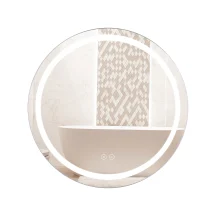 Зеркало Qtap Mideya R600 с LED-подсветкой Touch, с антизапотеванием, димером QT2078F803W