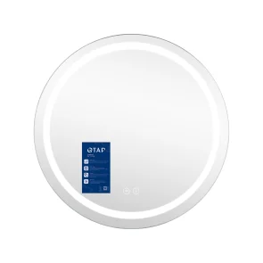 Дзеркало Qtap Mideya R600 з LED-підсвічуванням Touch, з антизапотіванням, димером QT2078F803W №7