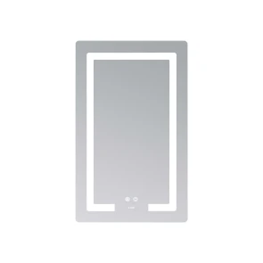Зеркало Lidz Kubis (KU2) 500х800 с LED-подсветкой Touch, с антизапотеванием, с димером, рег. яркости LD78LF936508048448 №9