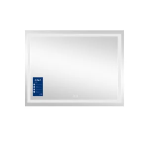 Зеркало Qtap Mideya 900х700 с LED-подсветкой Touch, с антизапотеванием, с димером QT2078NCF9070W №11