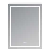 Зеркало Qtap Mideya (MI2) 600х800 с LED-подсветкой Touch, с антизапотеванием, димером, рег. яркости QT2078F6080