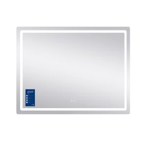 Зеркало Qtap Mideya MI1) 1200х800 с LED-подсветкой Touch, с антизапотеванием, димером, рег. яркости QT2078F12080 №18