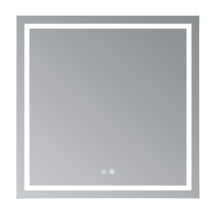 Зеркало Qtap Mideya (MI1) 800x800 с LED-подсветкой Touch, с антизапотеванием, димером, рег. яркости QT2078NCF808048477