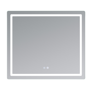 Дзеркало Qtap Mideya (MI2) 800х700 з LED-підсвічуванням Touch, з антизапотіванням, з димером, рег. яскравості QT2078NCF807048476 №8