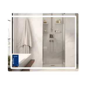 Зеркало Qtap Mideya (MI2) 900х700 с LED-подсветкой Touch, с антизапотеванием, с димером, рег. яркости QT2078NCF9070 №2