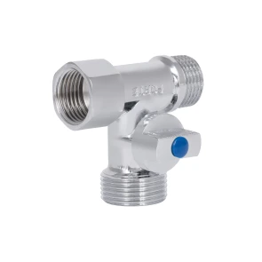 Кран приладовий кульовий Thermo Alliance Forte 1/2"х3/4"х1/2" SF186W152015 №3