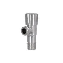 Кран угловой Thermo Alliance Standart 1/2"ЗЗ нерж., с керам. буксой TAS347W1515SS