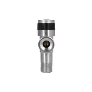 Кран кутовий Thermo Alliance Standart 1/2"Зх3/4"З нерж., з керам. буксою TAS345W1520SS №23