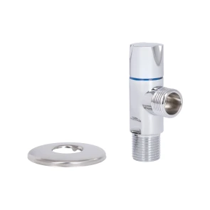 Кран угловой Thermo Alliance Standart (ручка круглая) с керам.буксой 1/2"С х 1/2"С SF342W1515 №50