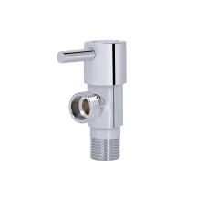 Кран угловой Thermo Alliance Standart (ручка палочка) с керам.буксой 1/2"С х 1/2"С SF343W1515
