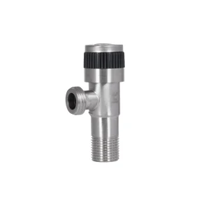 Кран кутовий Thermo Alliance Standart 1/2"ЗЗ нерж., з керам. буксою TAS345W1515SS №17
