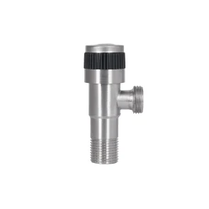 Кран кутовий Thermo Alliance Standart 1/2"ЗЗ нерж., з керам. буксою TAS345W1515SS №23