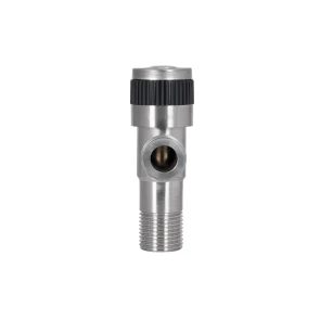 Кран кутовий Thermo Alliance Standart 1/2"ЗЗ нерж., з керам. буксою TAS345W1515SS №26