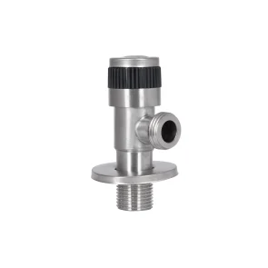 Кран кутовий Thermo Alliance Standart 1/2"ЗЗ нерж., з керам. буксою TAS345W1515SS №36