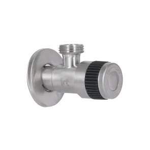 Кран кутовий Thermo Alliance Standart 1/2"ЗЗ нерж., з керам. буксою TAS345W1515SS №49