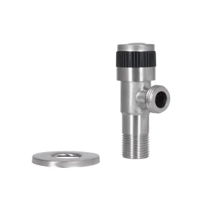 Кран кутовий Thermo Alliance Standart 1/2"ЗЗ нерж., з керам. буксою TAS345W1515SS №67