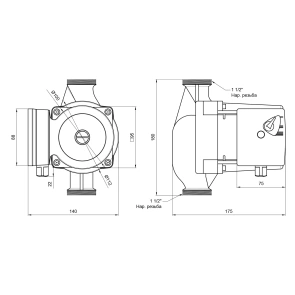 Насос циркуляційний Thermo Alliance LPS 25/80/180 №2