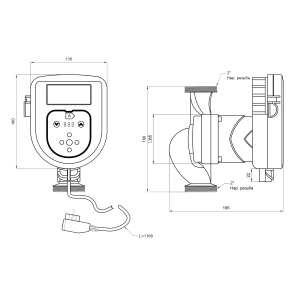 Насос циркуляційний енергоощадний Thermo Alliance LPS-A 32/100/180 №2