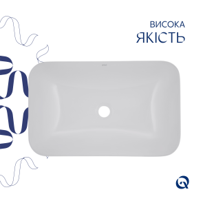 Раковина Qtap Scorpio 615х390х150 White QT1411K491WN №4