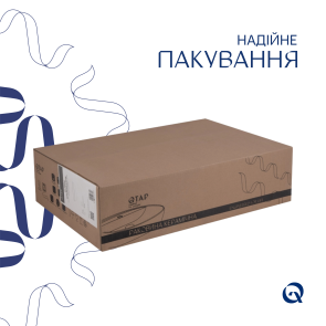 Комплект Qtap Robin: Раковина накладная прямоугольная 600x390x150 мм White + Донный клапан PU02 №5