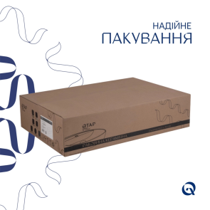 Комплект Qtap Scorpio: Раковина накладная 550x390x120 мм, White, прямоугольная + Донный клапан Pop-up PU02 №5