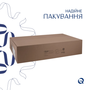 Комплект Qtap Kolibri: Раковина накладная 425x425x140 мм, White, Квадратная + Донный клапан Pop-up PU02 №9