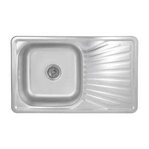 Кухонна мийка Brinex 7848 0,8 мм Micro Decor (BRIN7848MDEC08) №1