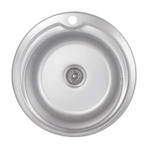 Кухонная мойка Brinex 510-D 0,8 мм Satin (BRIN510SAT08)